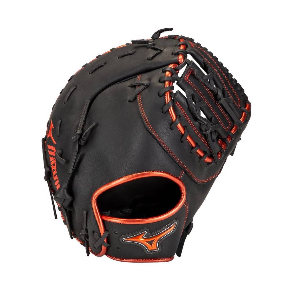 Mizuno MVP Prime SE First Base 12.5" Férfi Catchers Mitt Fekete/Piros JFM462137